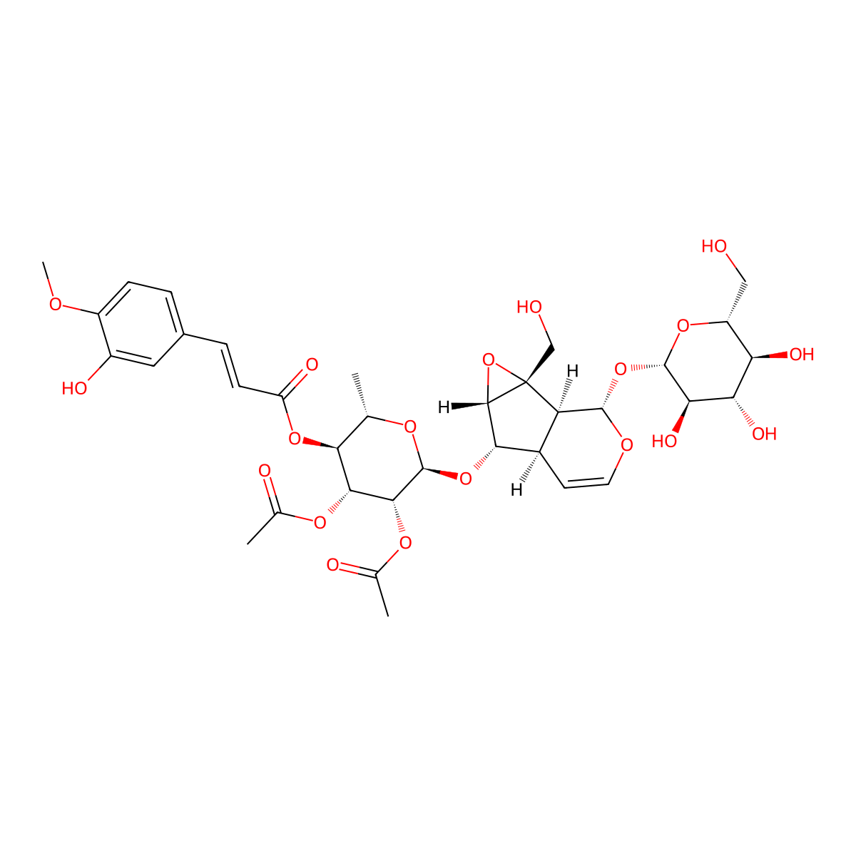 Scrophularoside A8 molecular structure, CAS 240820-44-4