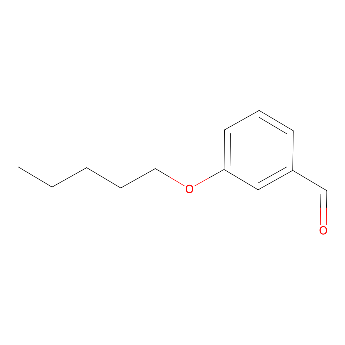 3-(Pentyloxy)benzaldehyde molecular structure, CAS 24083-06-5