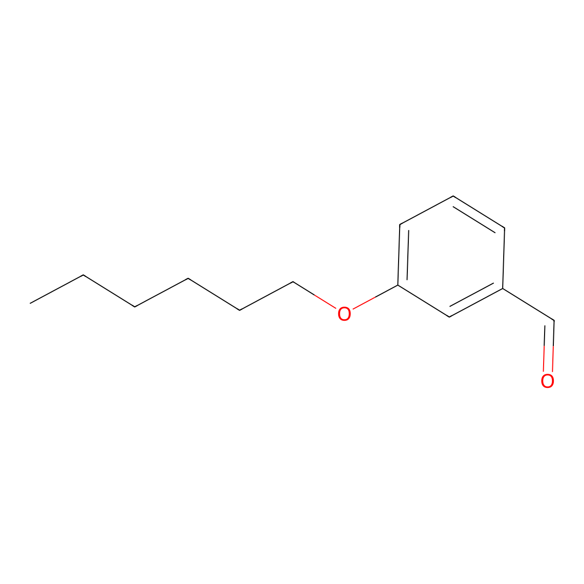 3-(Hexyloxy)benzaldehyde molecular structure, CAS 24083-09-8