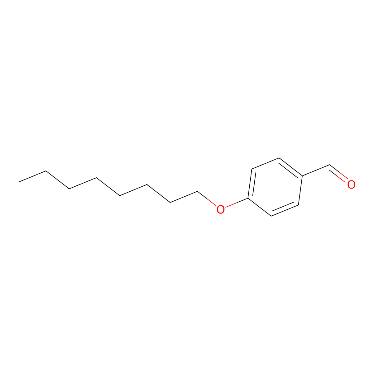 p-(Octyloxy)benzaldehyde molecular structure, CAS 24083-13-4