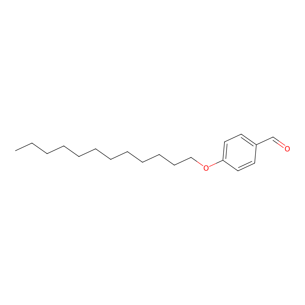 p-Dodecyloxybenzaldehyde molecular structure, CAS 24083-19-0
