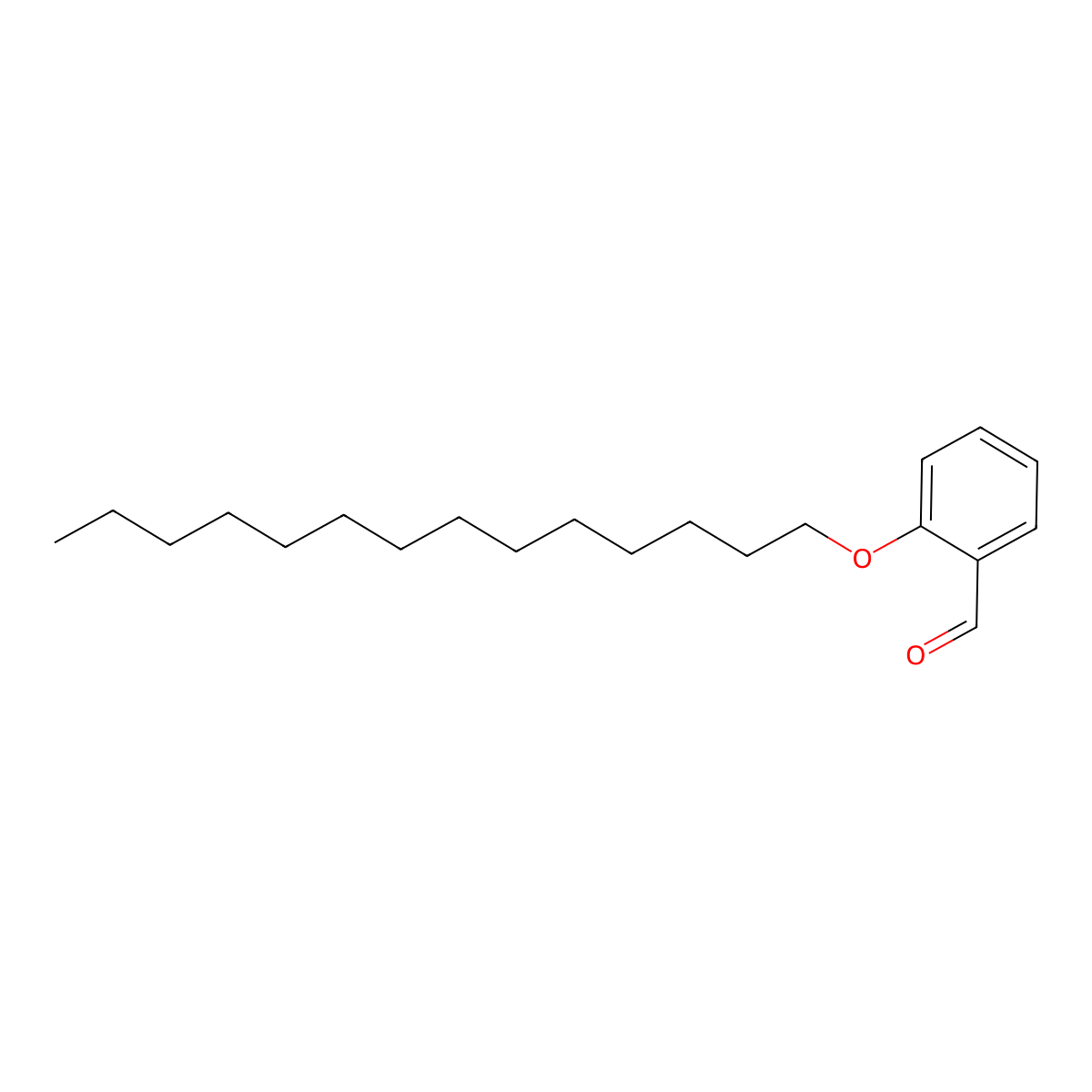 2-(Tetradecyloxy)benzaldehyde molecular structure, CAS 24083-20-3