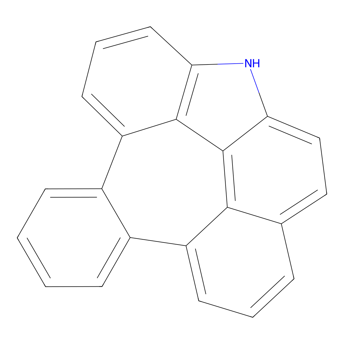 3H-3-Azadibenzo[g,ij]naphtho[2,1,8-cde]azulene molecular structure, CAS 2408302-78-1