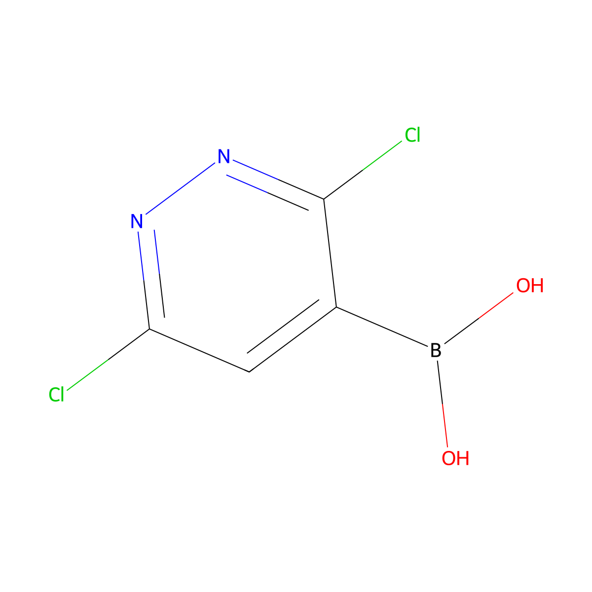 3,6-Dichloro-pyridazine-4-boronic acid molecular structure, CAS 2408429-80-9