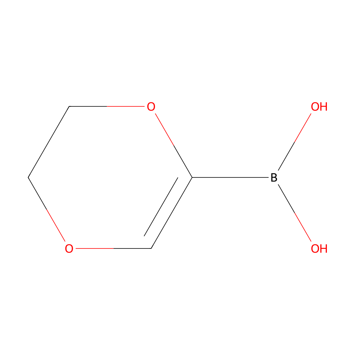 2,3-Dihydro-[1,4]dioxine-5-boronic acid molecular structure, CAS 2408429-87-6