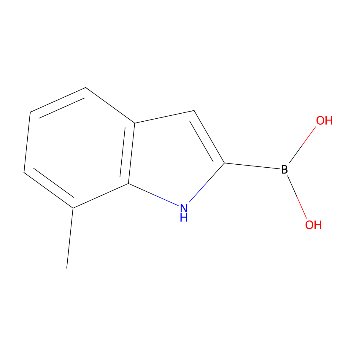7-Methyl-1H-indole-2-boronic acid molecular structure, CAS 2408429-90-1