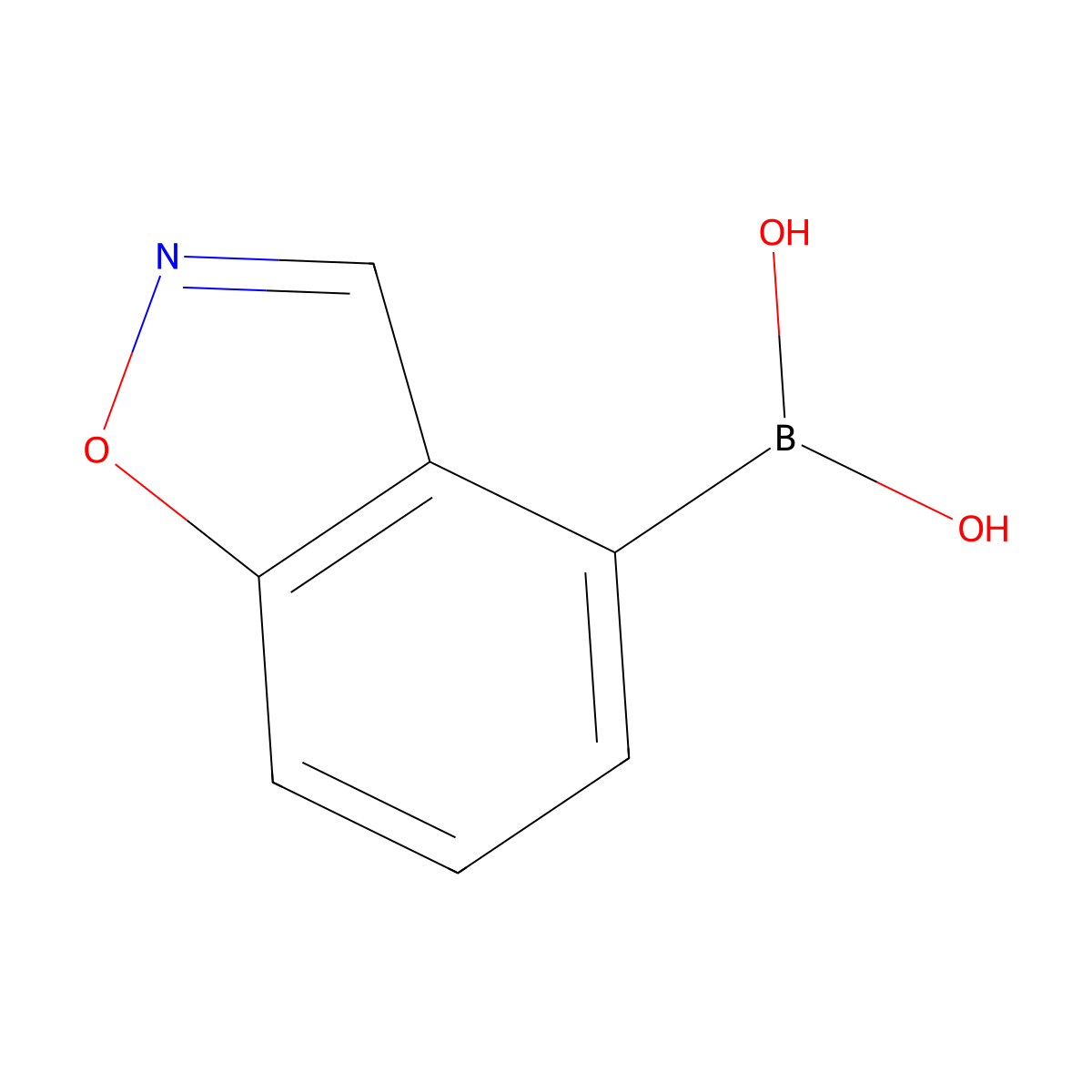Benzo[D]isoxazole-4-boronic acid molecular structure, CAS 2408430-05-5