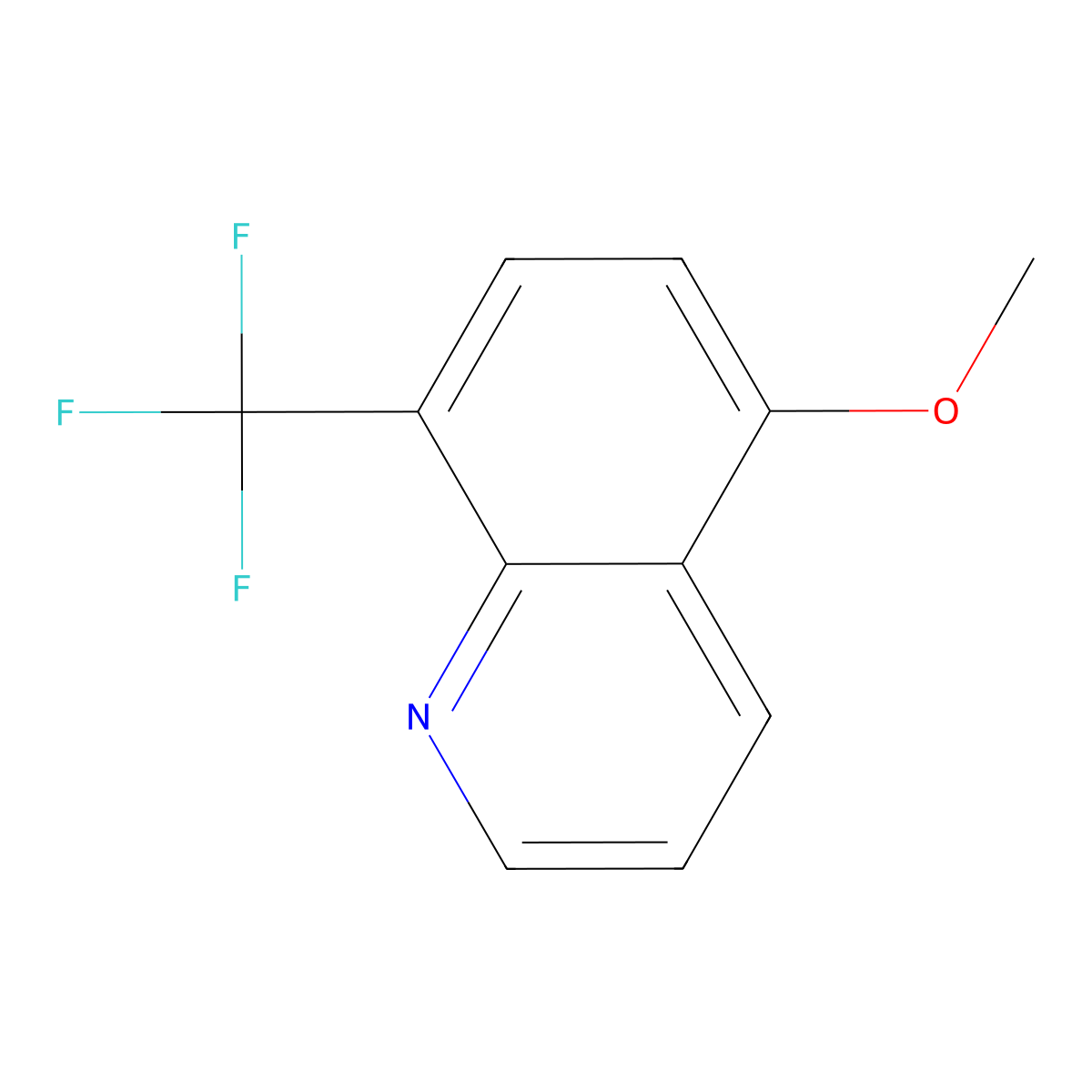 5-Methoxy-8-(trifluoromethyl)quinoline molecular structure, CAS 2408447-08-3