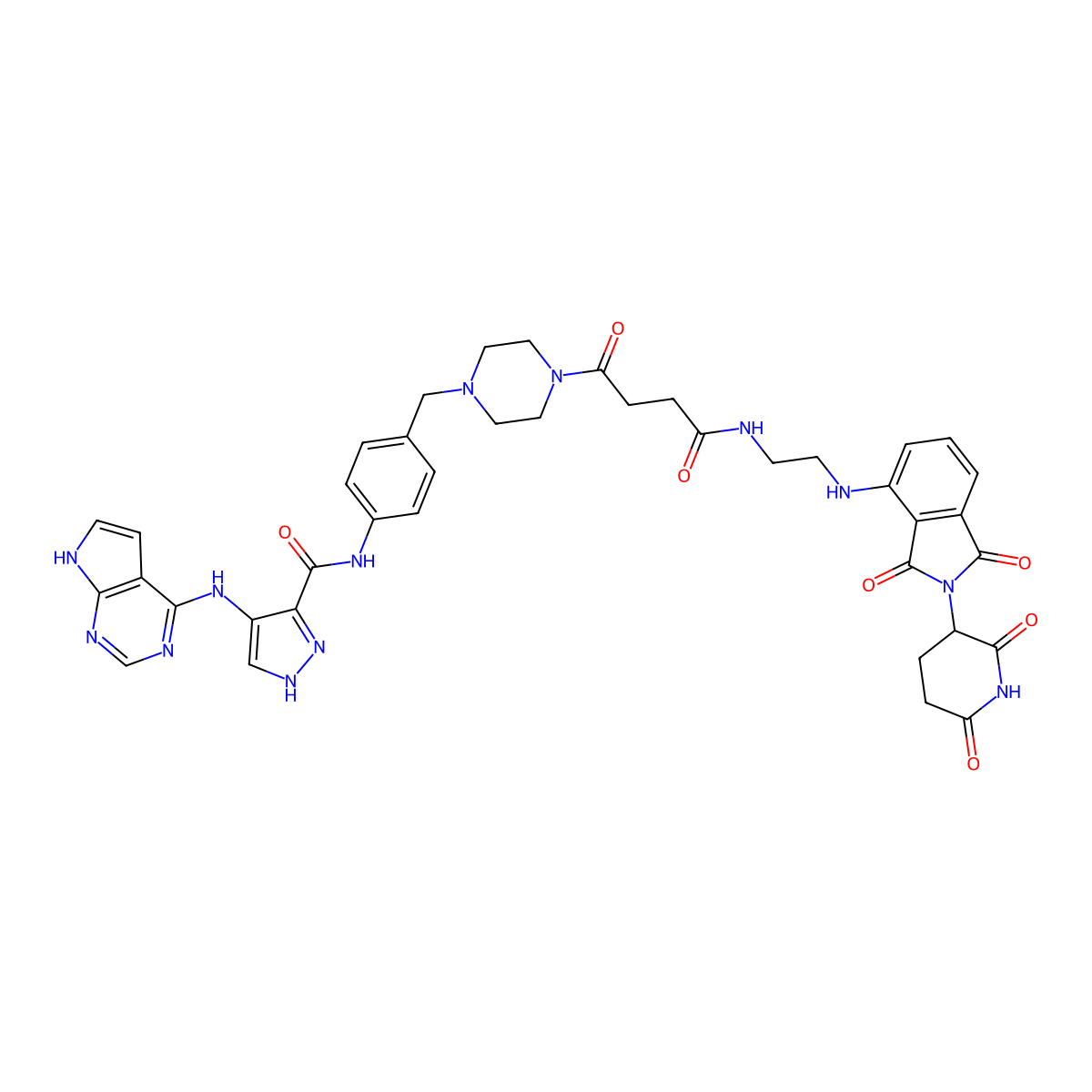 PROTAC CDK2/9 Degrader-1 molecular structure, CAS 2408641-24-5