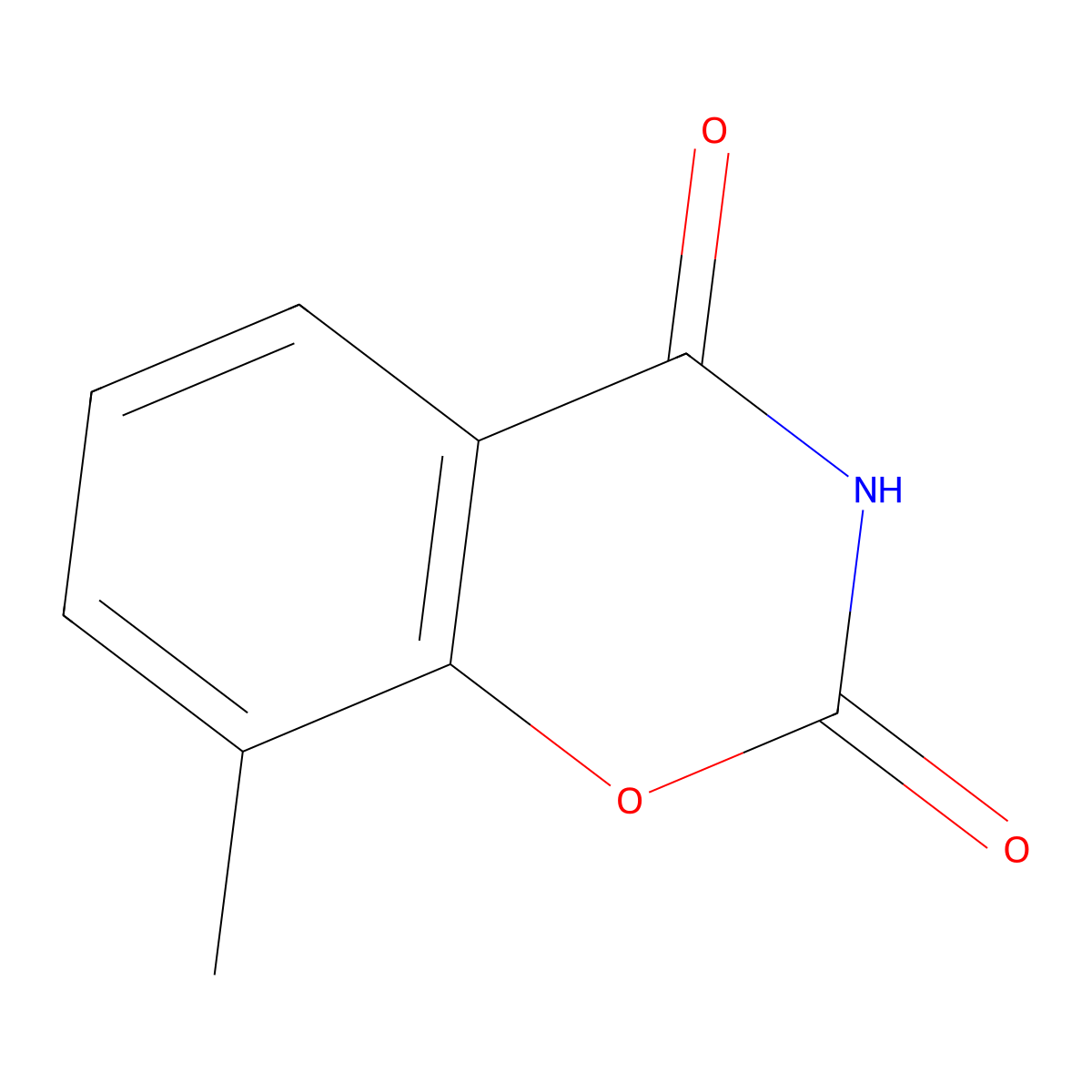 8-Methyl-2H-1,3-benzoxazine-2,4(3H)-dione molecular structure, CAS 24088-78-6