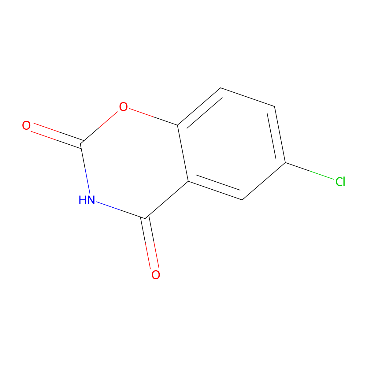 6-Chloro-2h-1,3-benzoxazine-2,4(3h)-dione molecular structure, CAS 24088-81-1