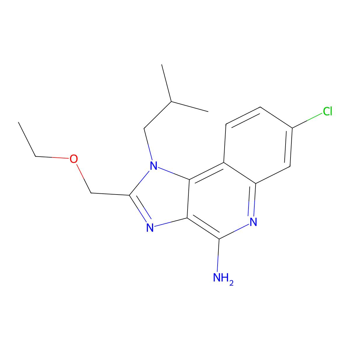 4-Hydroxy-1-(2-methylpropyl)-1H-imidazo[4,5-c]quinoline molecular structure, CAS 2408830-96-4