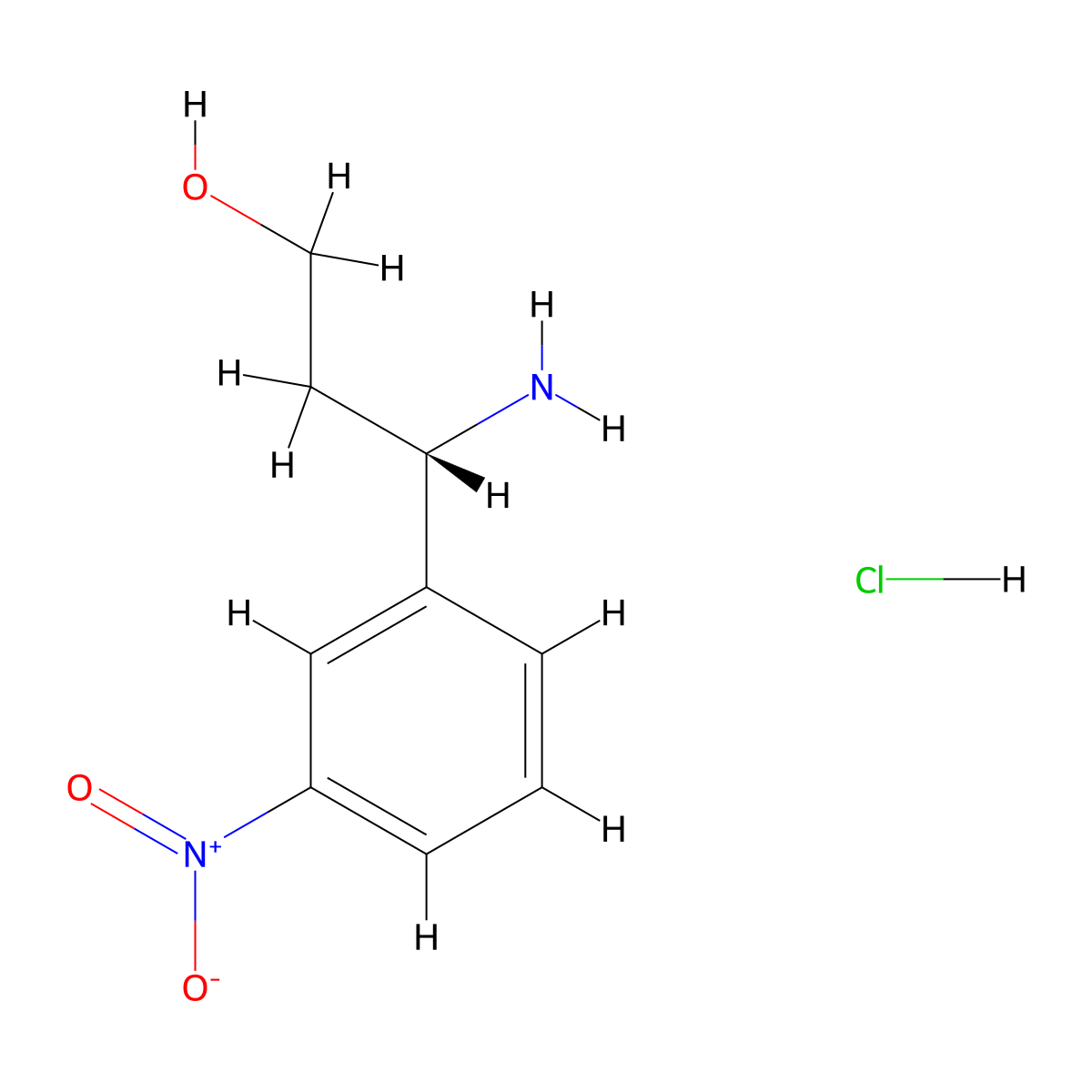 (3S)-3-amino-3-(3-nitrophenyl)propan-1-ol hydrochloride molecular structure, CAS 2408935-99-7