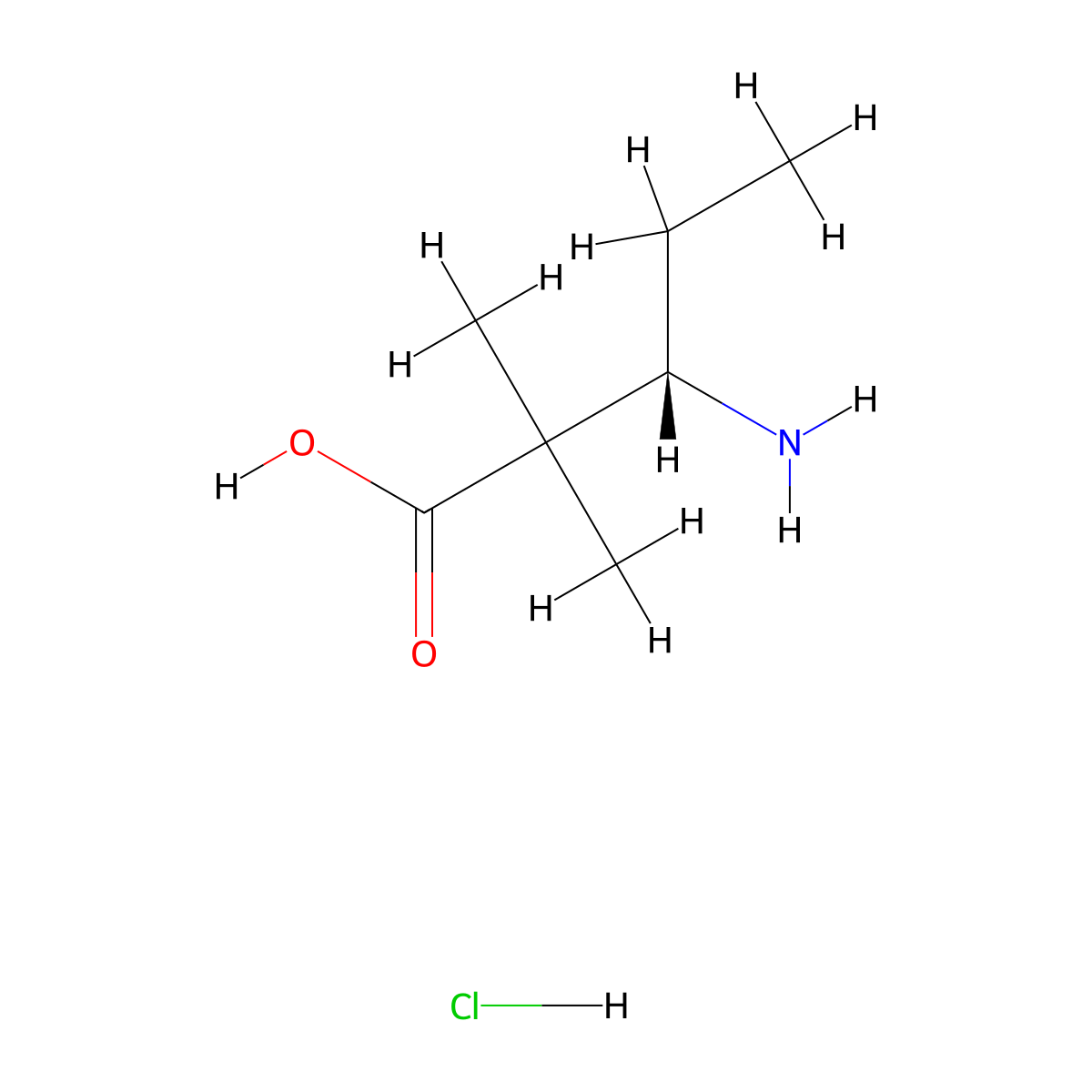 (3S)-3-amino-2,2-dimethylpentanoicacidhydrochloride molecular structure, CAS 2408936-01-4