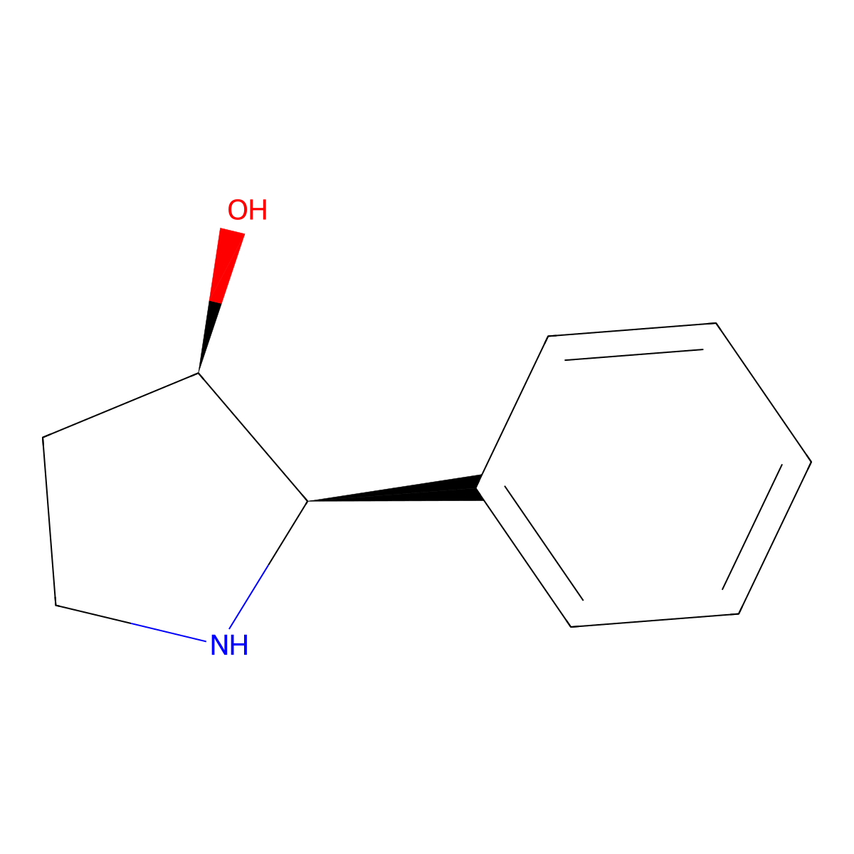 (2R,3R)-2-Phenylpyrrolidin-3-ol molecular structure, CAS 2408936-08-1