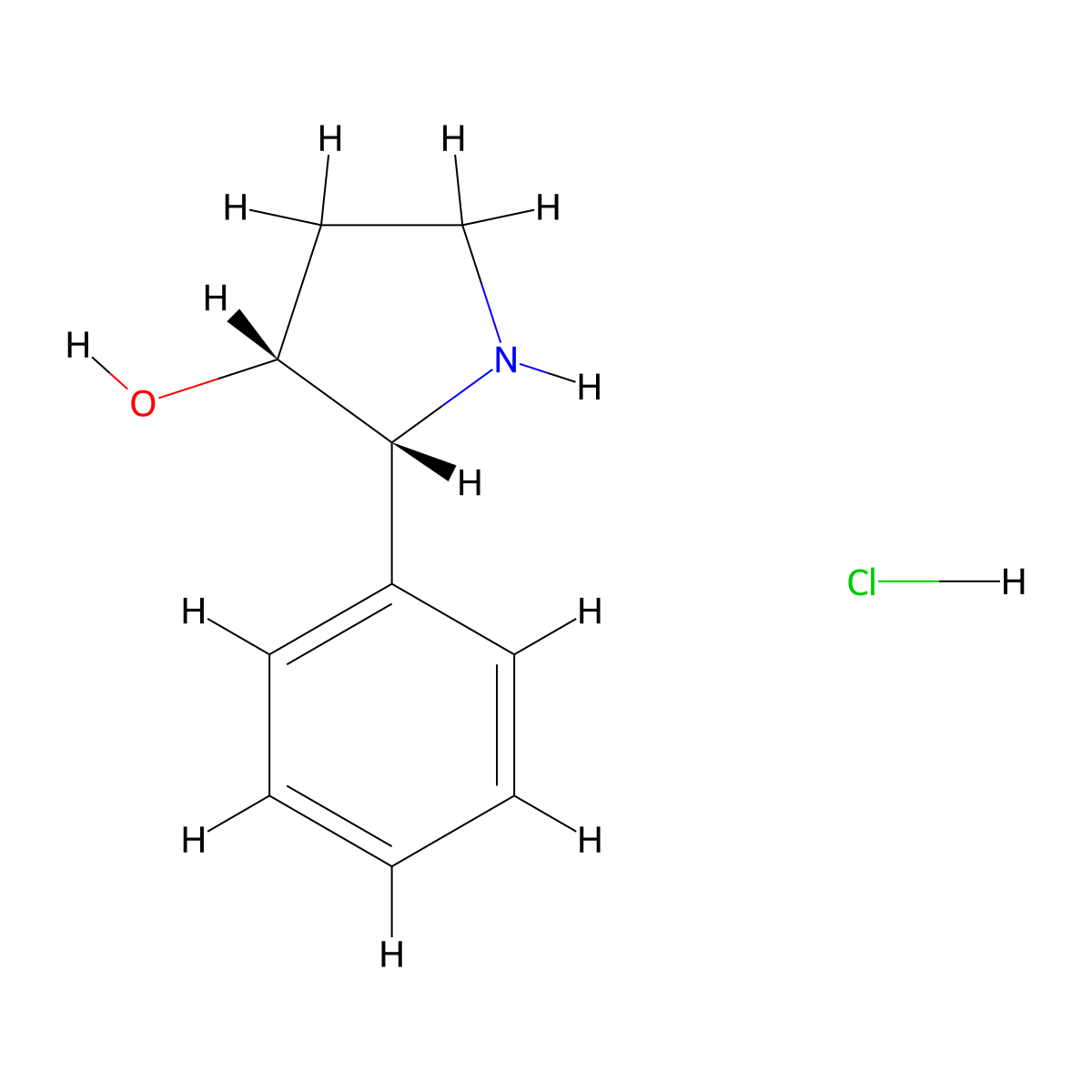 rac-(2R,3R)-2-phenylpyrrolidin-3-ol hydrochloride molecular structure, CAS 2408936-09-2