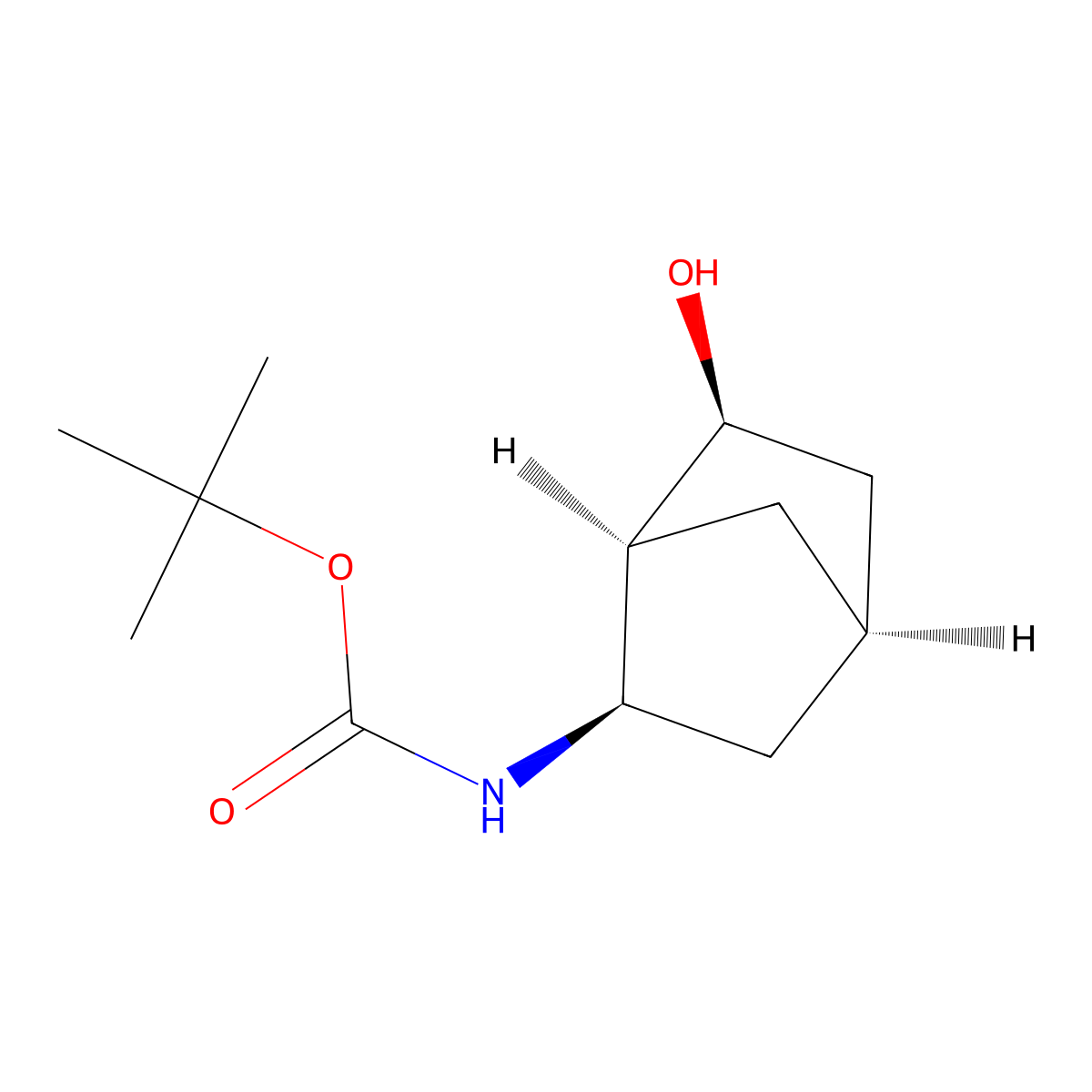 tert-butyl N-[(1RS,2RS&,4SR,6SR&)-6-hydroxybicyclo[2.2.1]heptan-2-yl]carbamate molecular structure, CAS 2408936-91-2