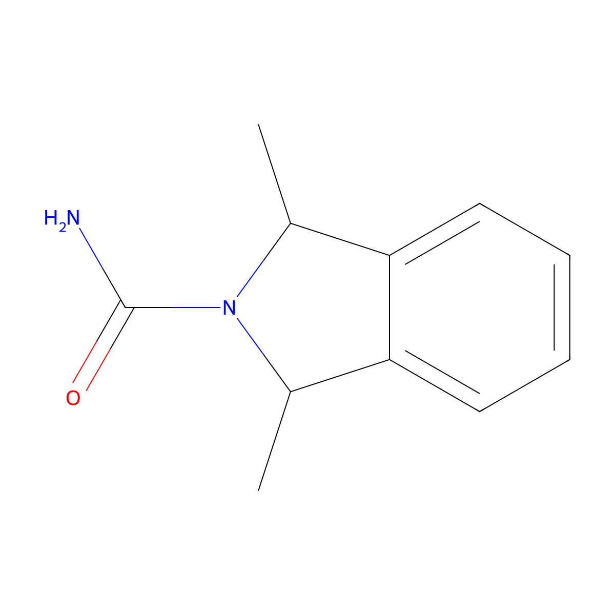 rac-(1R,3R)-1,3-dimethyl-2,3-dihydro-1H-isoindole-2-carboxamide molecular structure, CAS 2408937-38-0