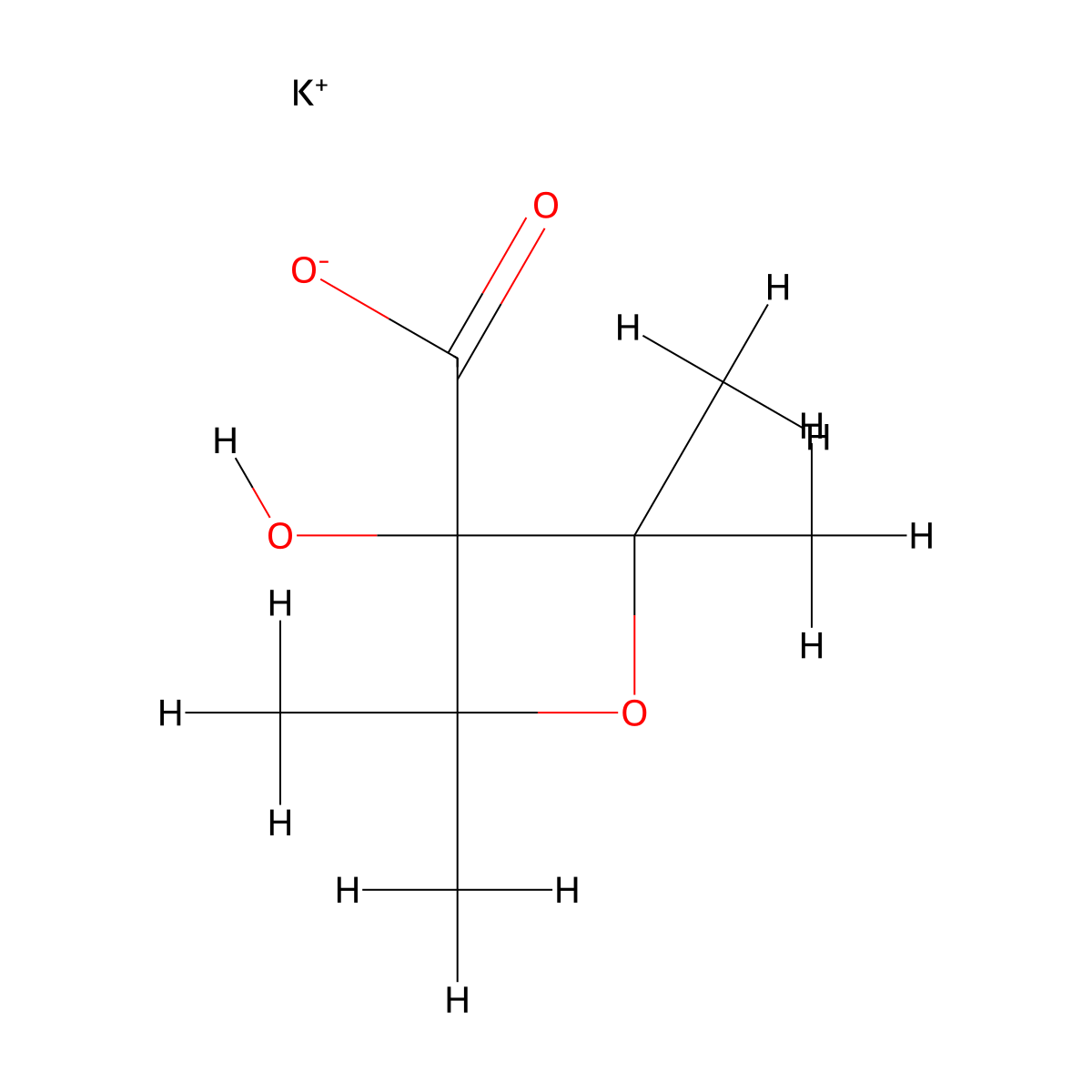Potassium 3-hydroxy-2,2,4,4-tetramethyloxetane-3-carboxylate molecular structure, CAS 2408957-59-3
