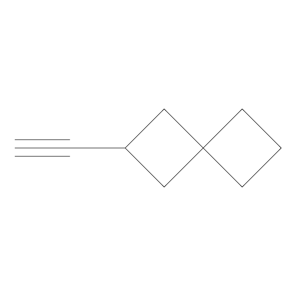 2-Ethynylspiro[3.3]heptane molecular structure, CAS 2408959-36-2