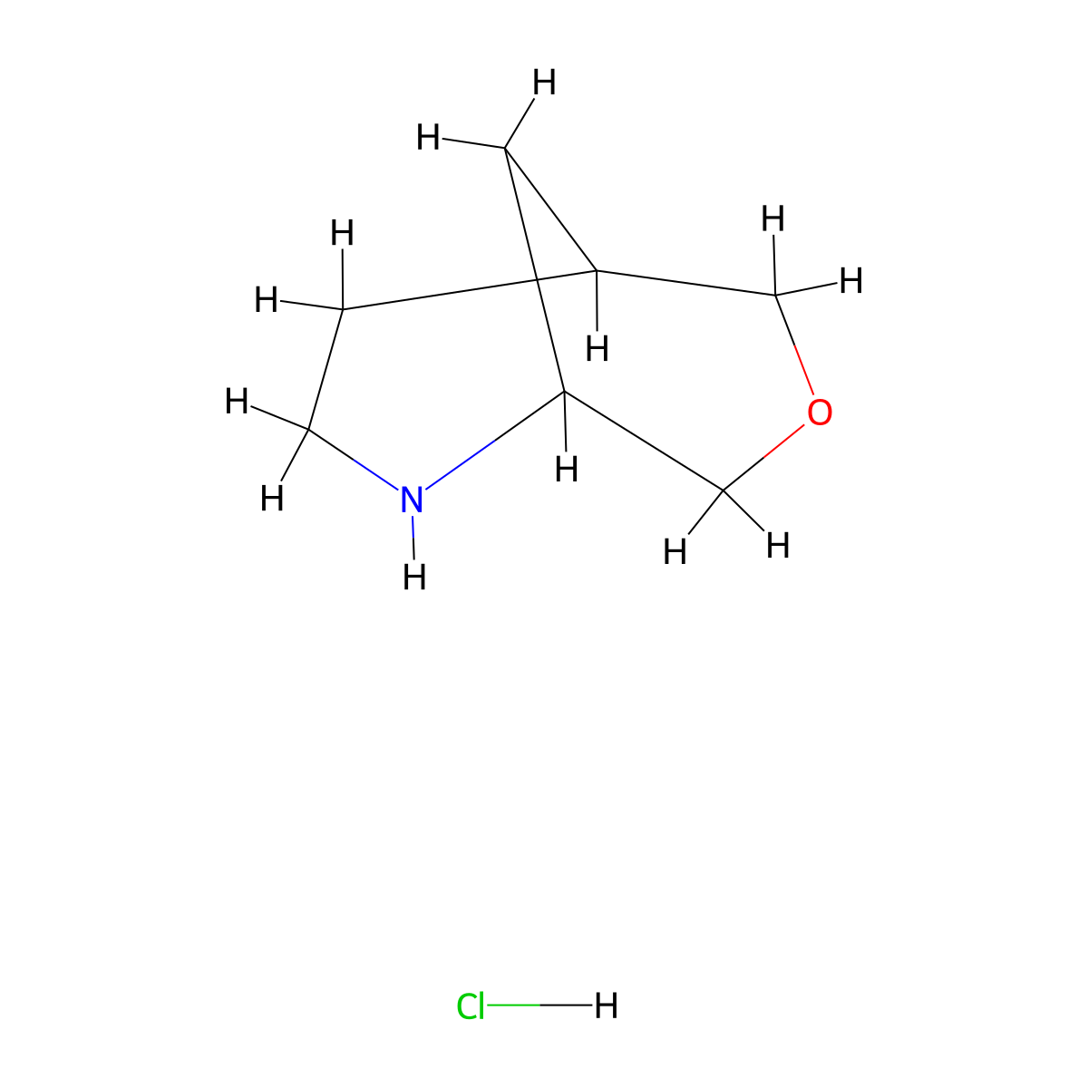 7-Oxa-2-azabicyclo[3.3.1]nonane hydrochloride molecular structure, CAS 2408959-57-7