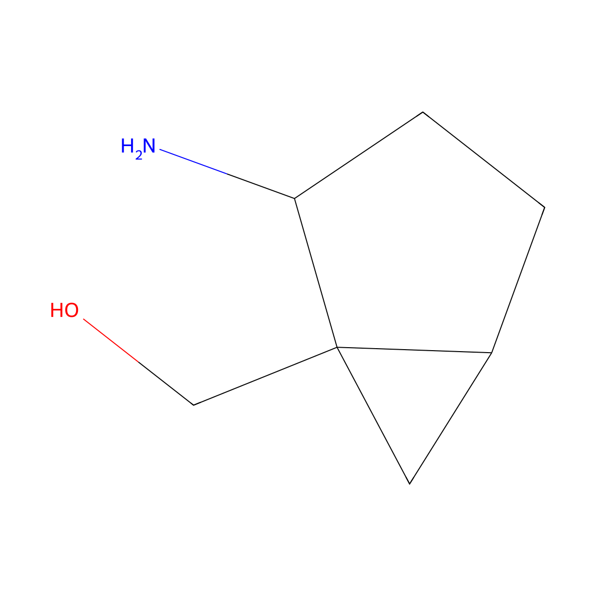 {2-Aminobicyclo[3.1.0]hexan-1-yl}methanol molecular structure, CAS 2408959-65-7