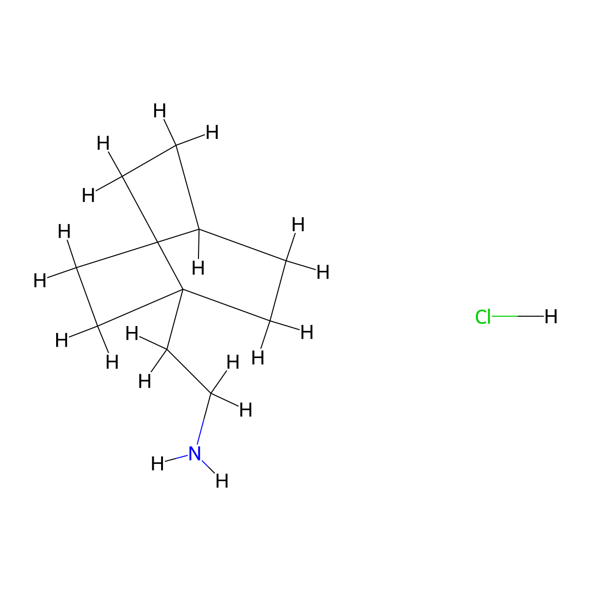 2-(Bicyclo[2.2.2]octan-1-yl)ethan-1-amine hydrochloride molecular structure, CAS 2408962-42-3