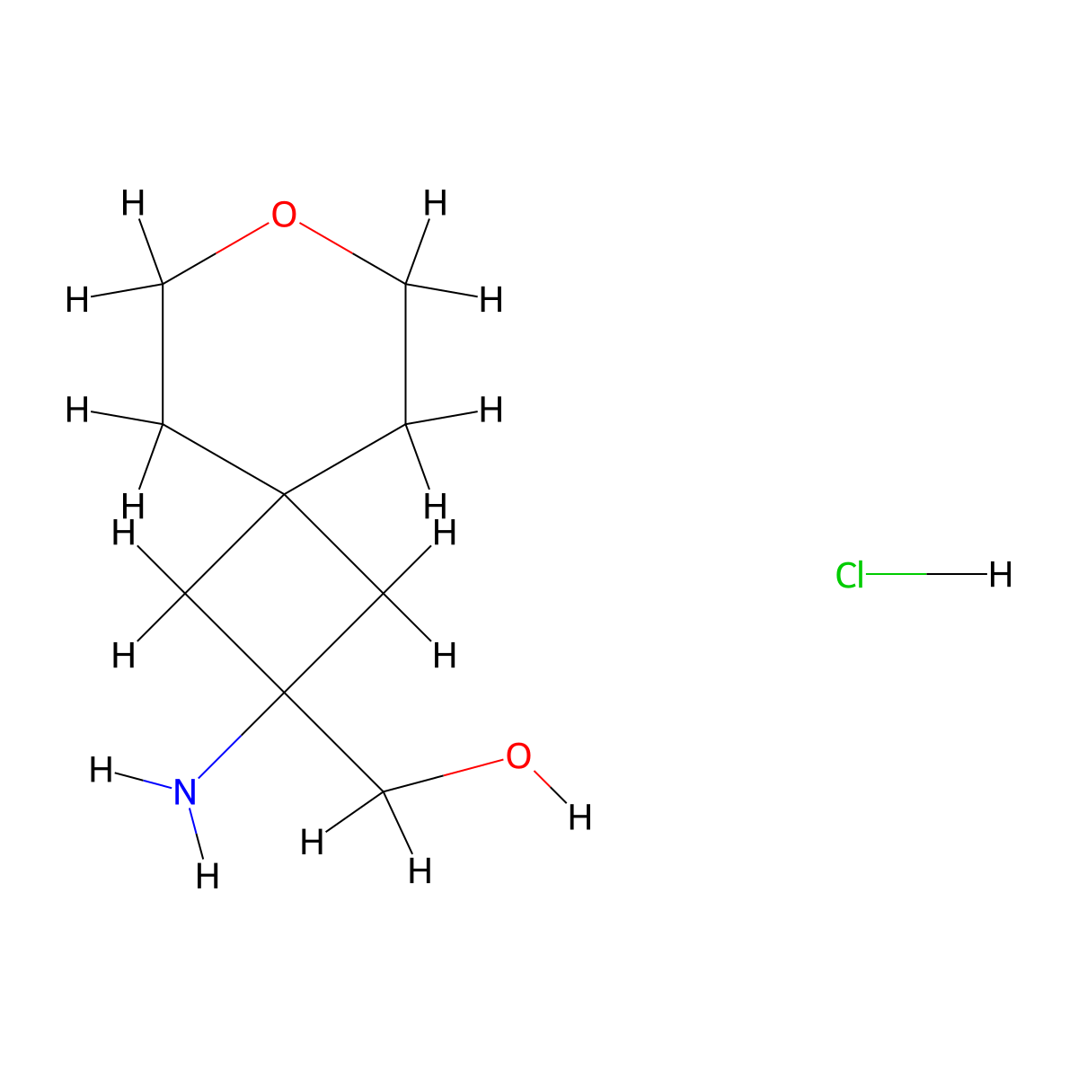 {2-Amino-7-oxaspiro[3.5]nonan-2-yl}methanolhydrochloride molecular structure, CAS 2408963-07-3