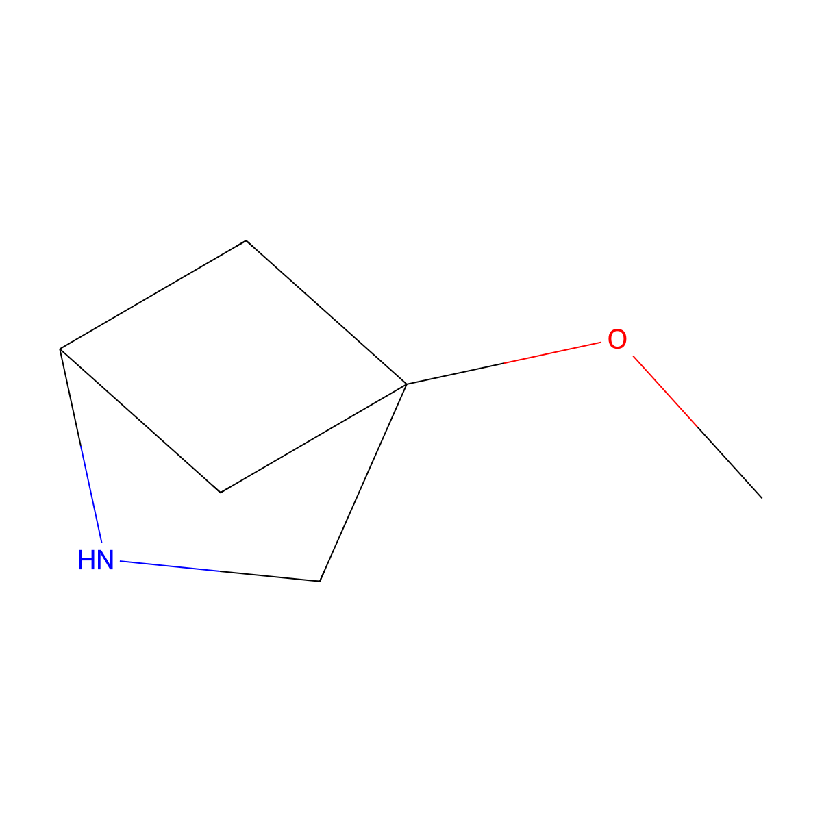 4-Methoxy-2-azabicyclo[2.1.1]hexane molecular structure, CAS 2408963-37-9