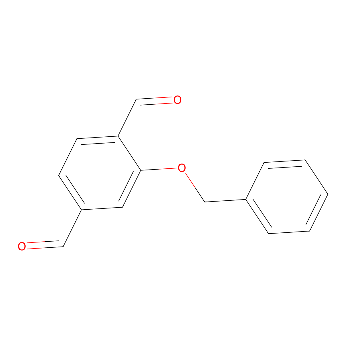 2-(Benzyloxy)benzene-1,4-dicarbaldehyde molecular structure, CAS 2408963-84-6