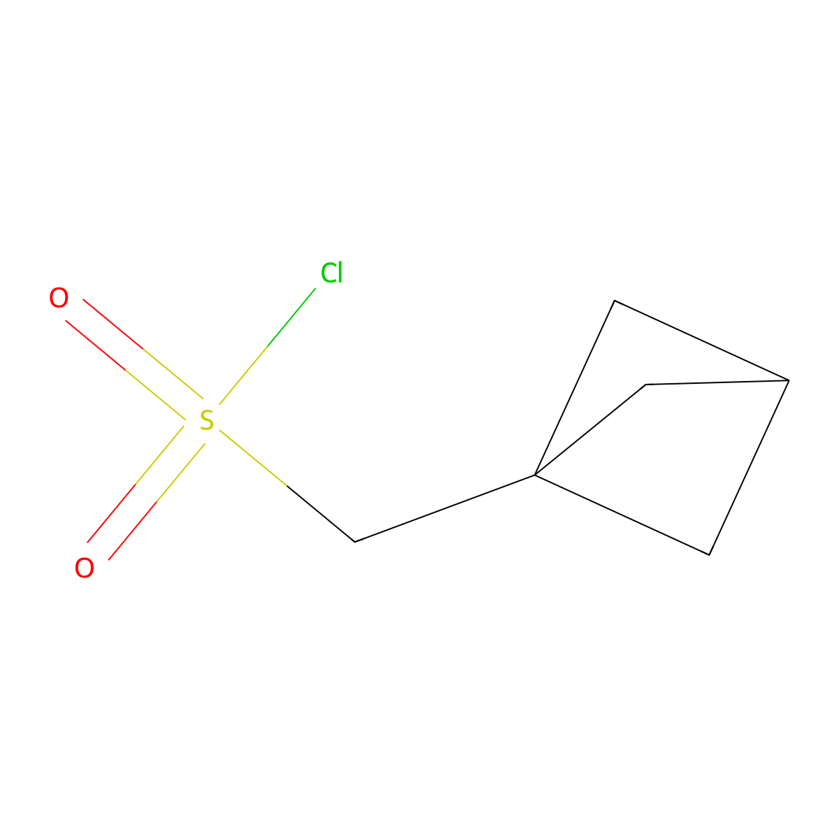 {Bicyclo[1.1.1]pentan-1-yl}methanesulfonyl chloride molecular structure, CAS 2408964-75-8