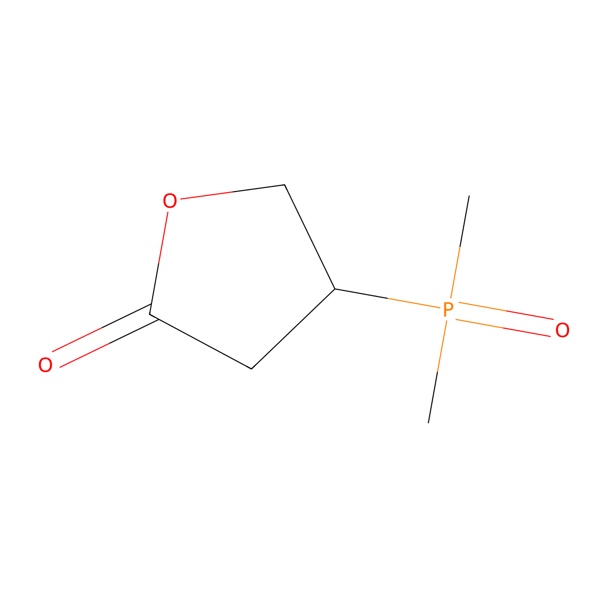 4-(Dimethylphosphoryl)oxolan-2-one molecular structure, CAS 2408968-80-7