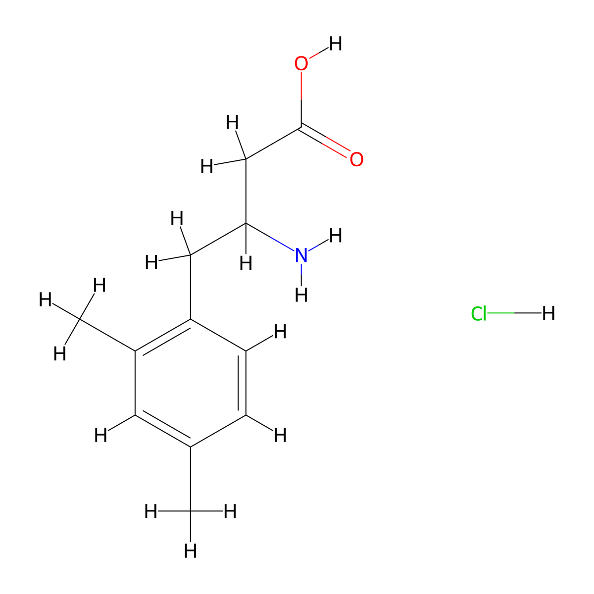3-Amino-4-(2,4-dimethylphenyl)butanoic acid hydrochloride molecular structure, CAS 2408969-03-7