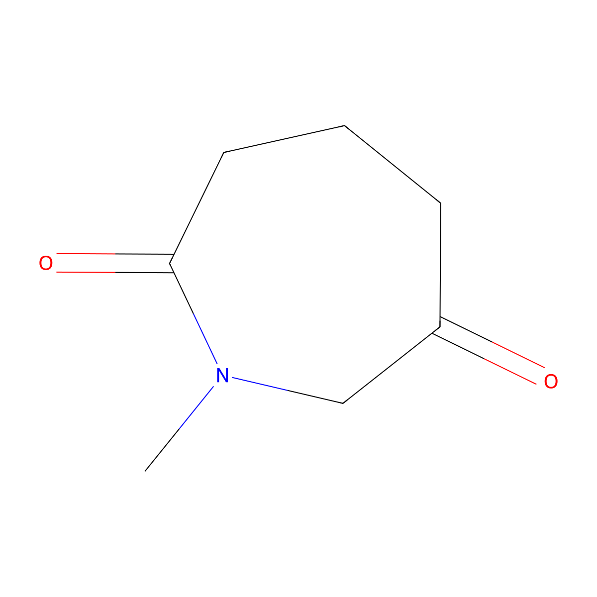 1-Methylazepane-2,6-dione molecular structure, CAS 2408969-10-6