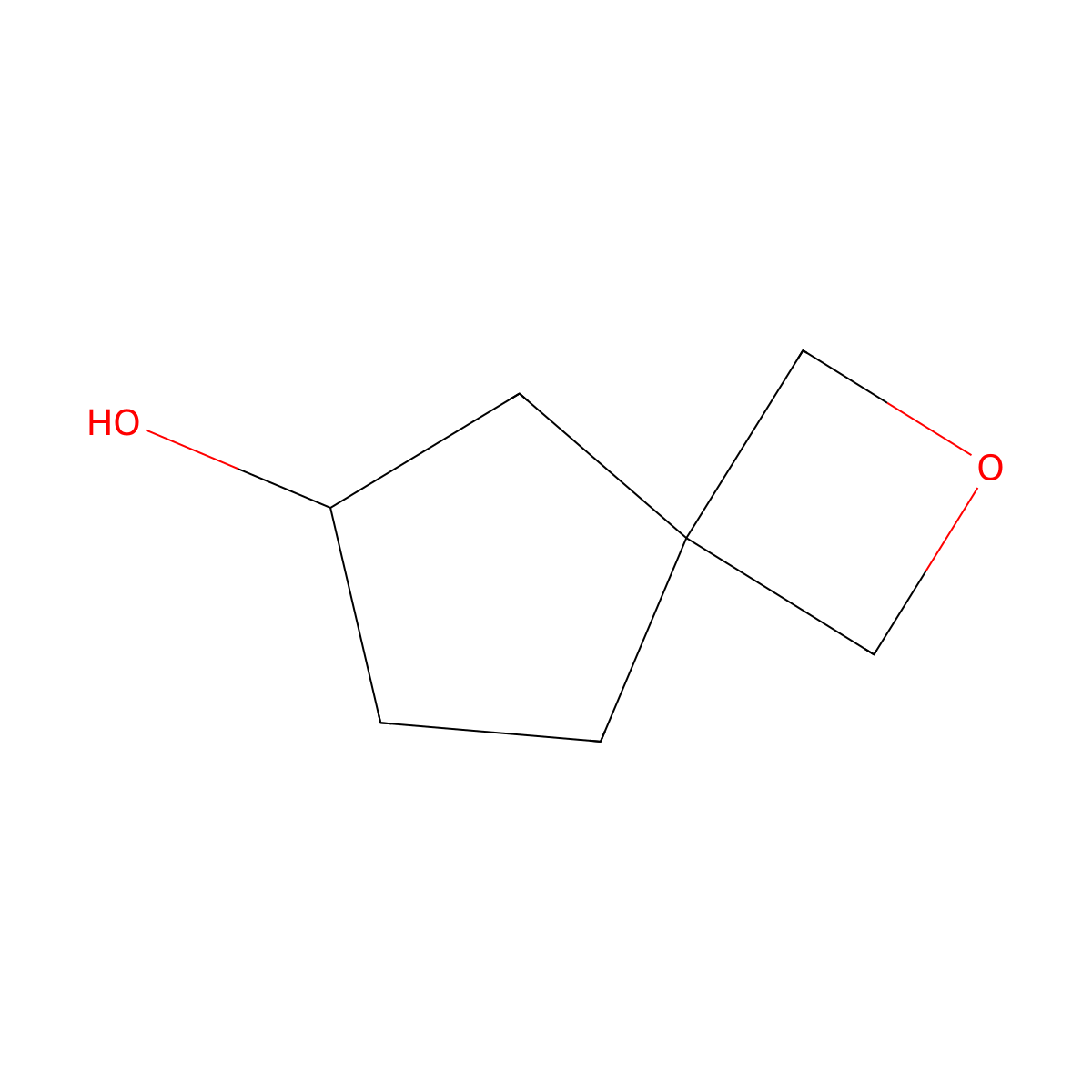 2-Oxaspiro[3.4]octan-6-ol molecular structure, CAS 2408969-82-2