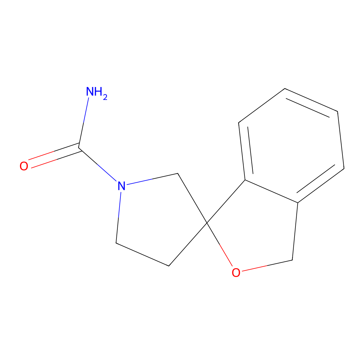 3h-Spiro[2-benzofuran-1,3'-pyrrolidine]-1'-carboxamide molecular structure, CAS 2408970-59-0