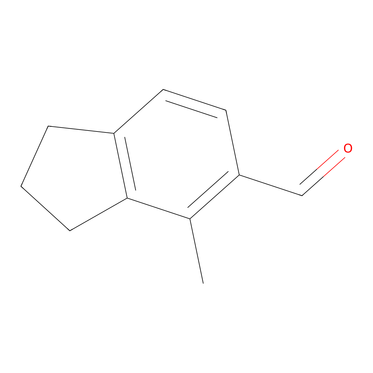 4-methyl-2,3-dihydro-1H-indene-5-carbaldehyde molecular structure, CAS 2408970-77-2