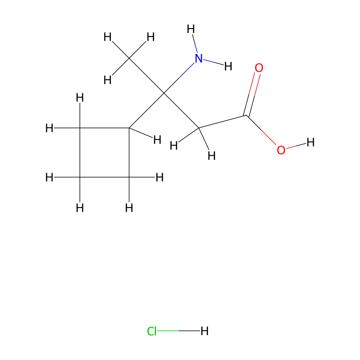 3-Amino-3-cyclobutylbutanoic acid hydrochloride molecular structure, CAS 2408970-78-3
