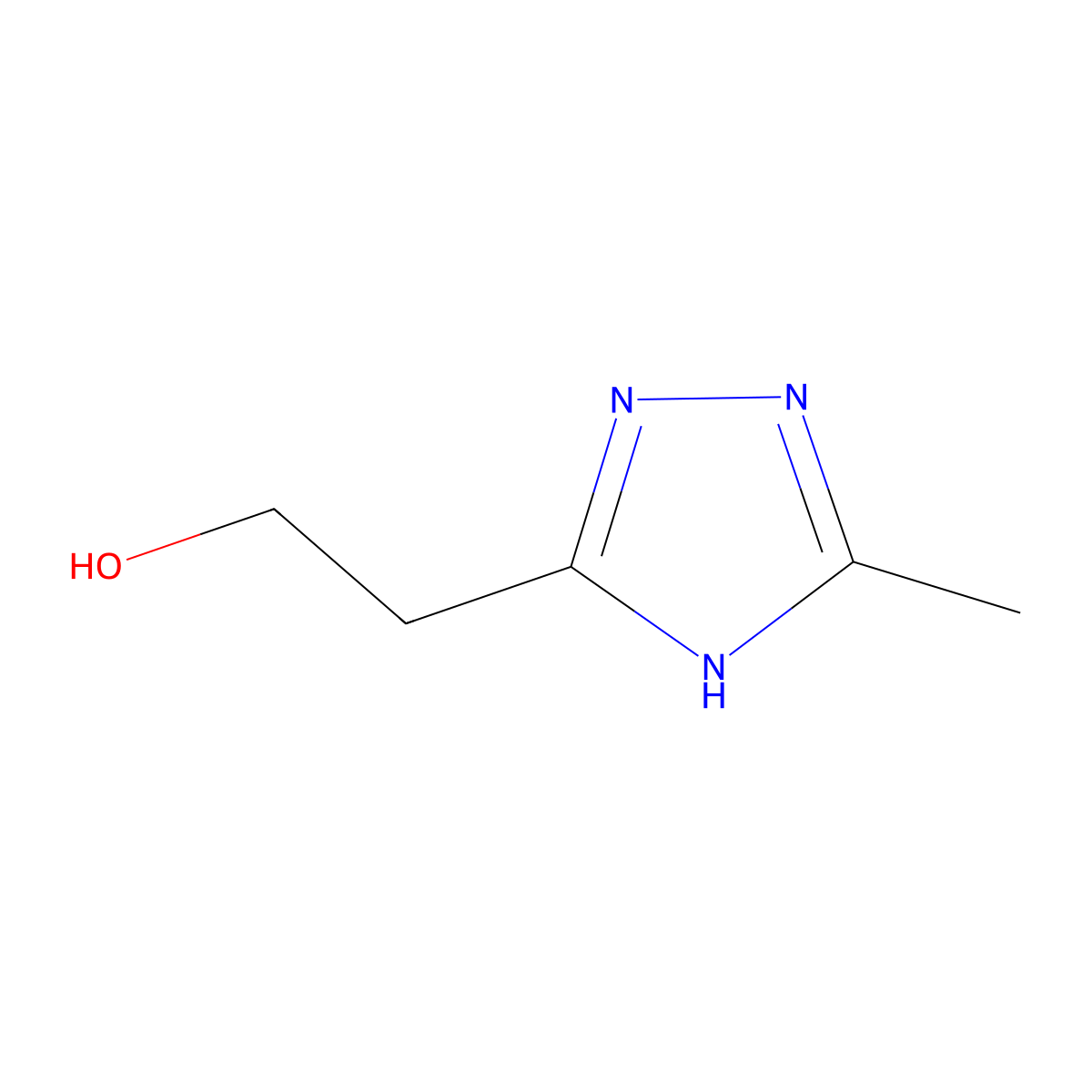2-(5-methyl-4H-1,2,4-triazol-3-yl)ethan-1-ol molecular structure, CAS 2408970-83-0