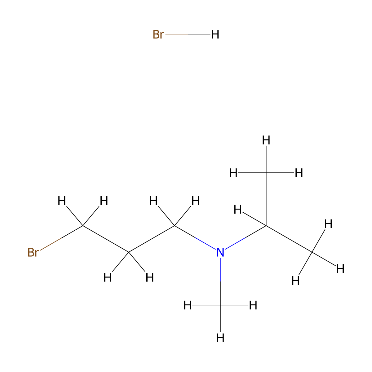 (3-Bromopropyl)(methyl)(propan-2-yl)amine hydrobromide molecular structure, CAS 2408971-06-0