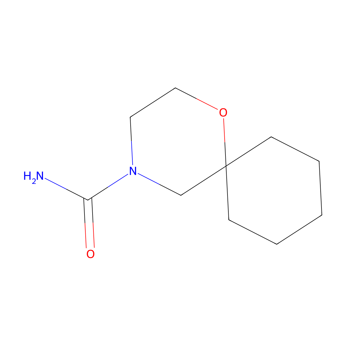 1-Oxa-4-azaspiro[5.5]undecane-4-carboxamide molecular structure, CAS 2408971-20-8
