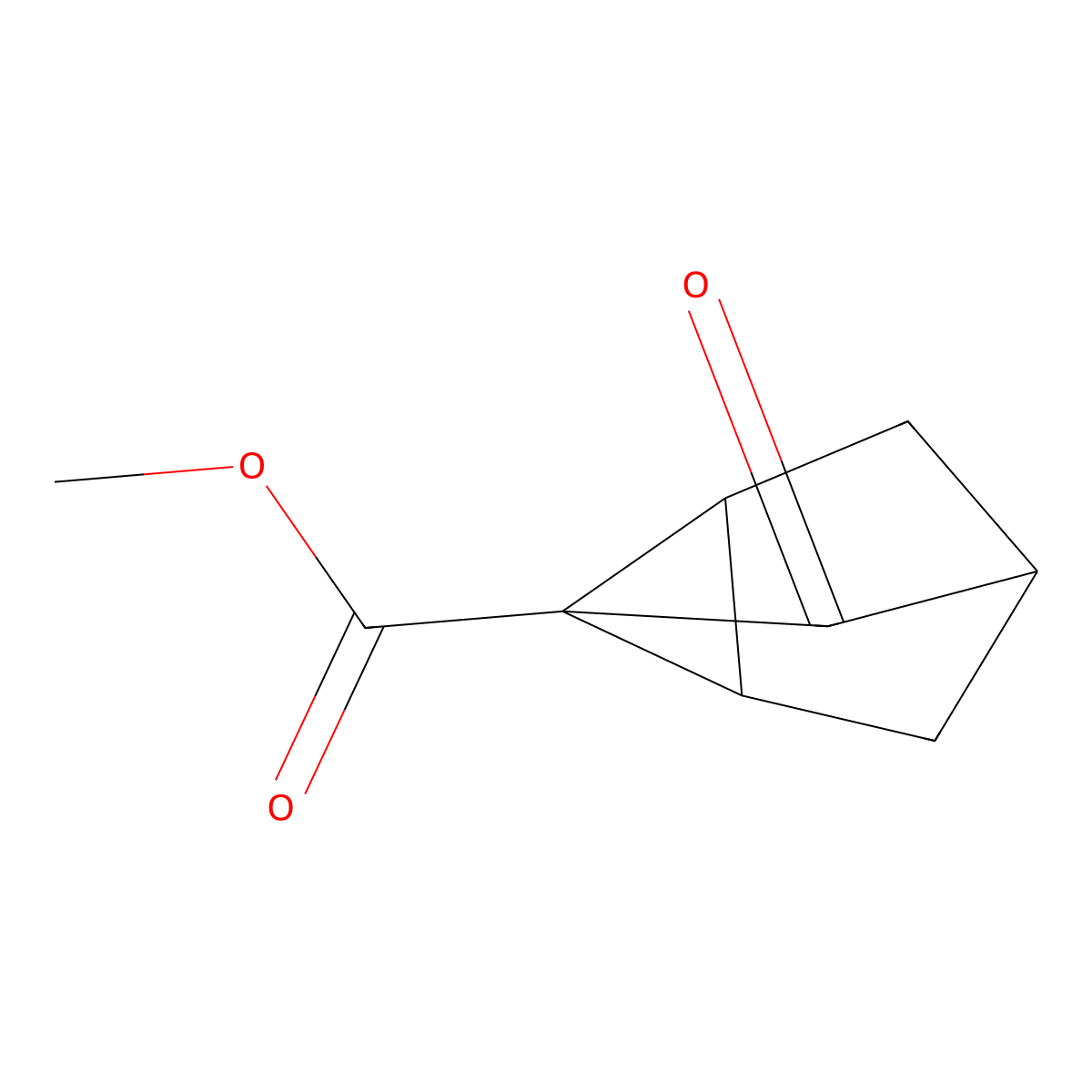 Methyl 7-oxotricyclo[2.2.1.0,2,6]heptane-1-carboxylate molecular structure, CAS 2408971-57-1