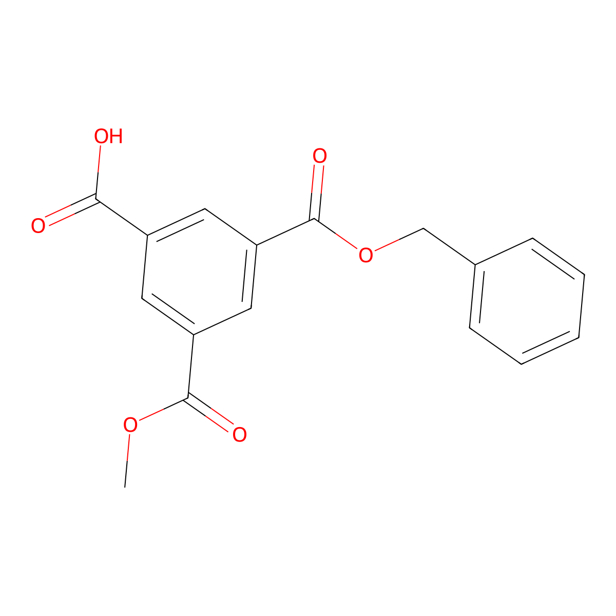 3-[(Benzyloxy)carbonyl]-5-(methoxycarbonyl)benzoicacid molecular structure, CAS 2408971-96-8
