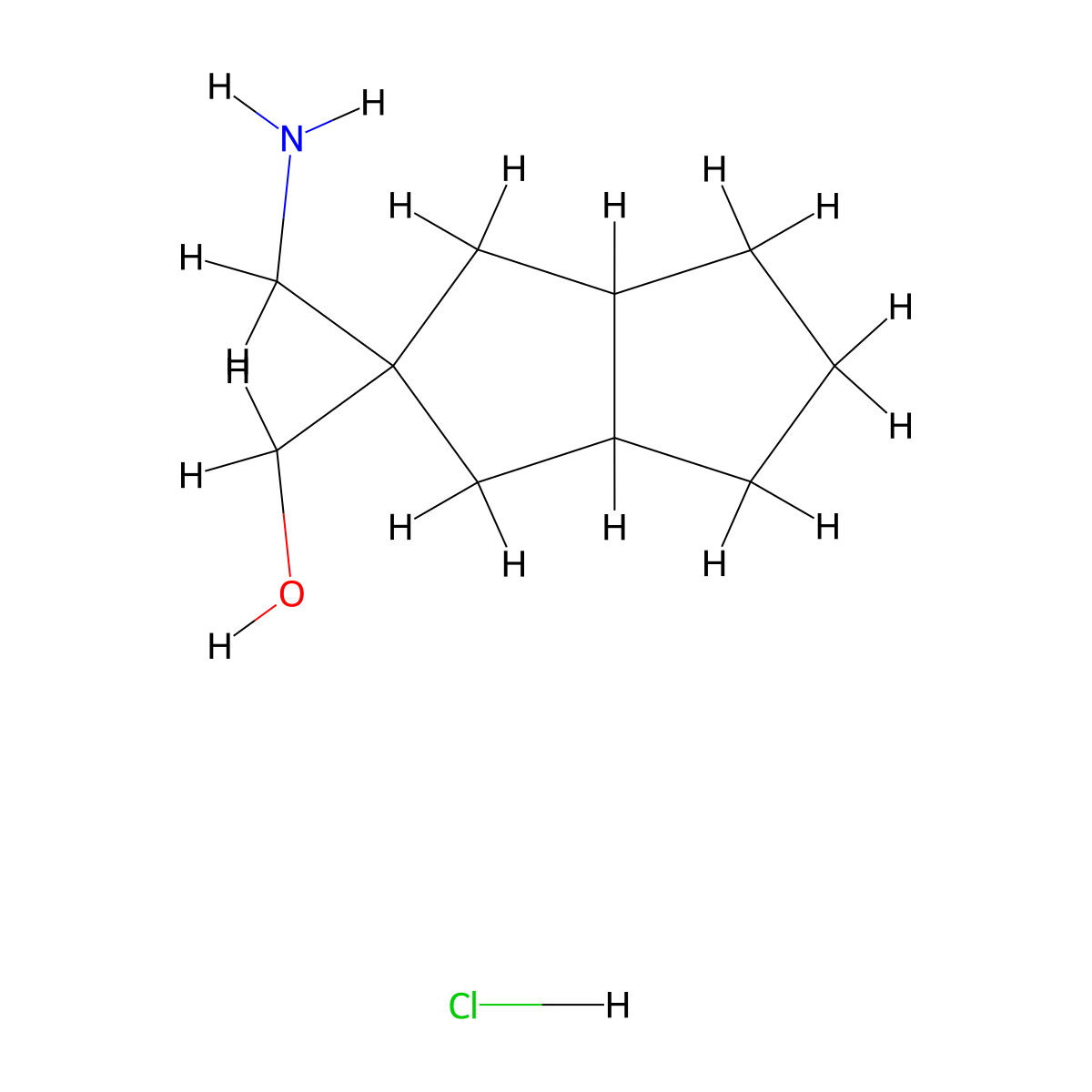 [2-(Aminomethyl)-octahydropentalen-2-yl]methanolhydrochloride molecular structure, CAS 2408972-62-1