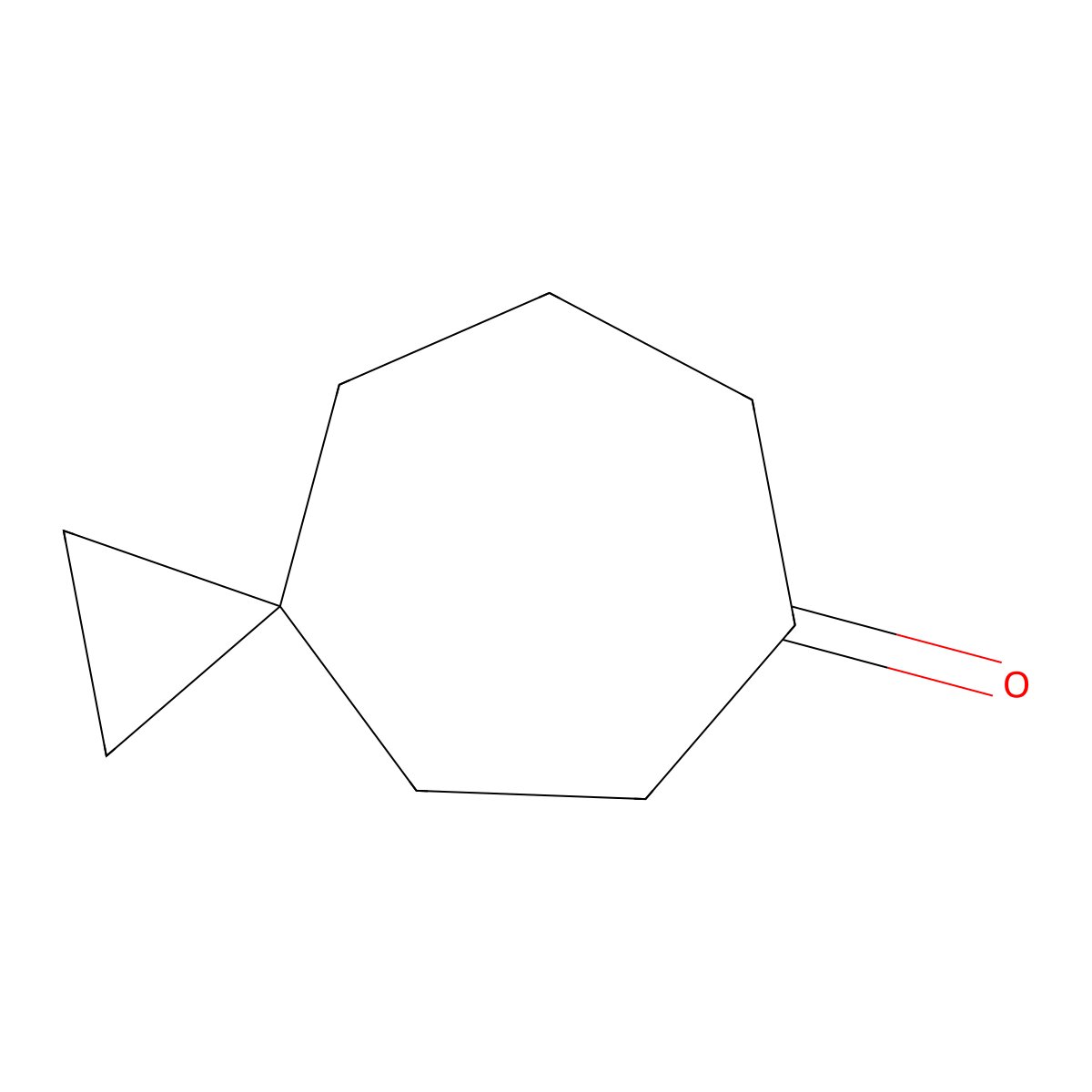 Spiro[2.6]nonan-6-one molecular structure, CAS 2408972-81-4
