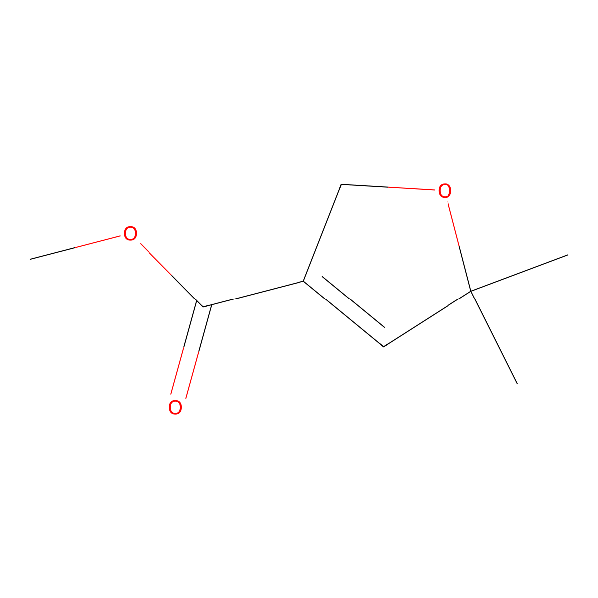 Methyl5,5-dimethyl-2,5-dihydrofuran-3-carboxylate molecular structure, CAS 2408973-18-0