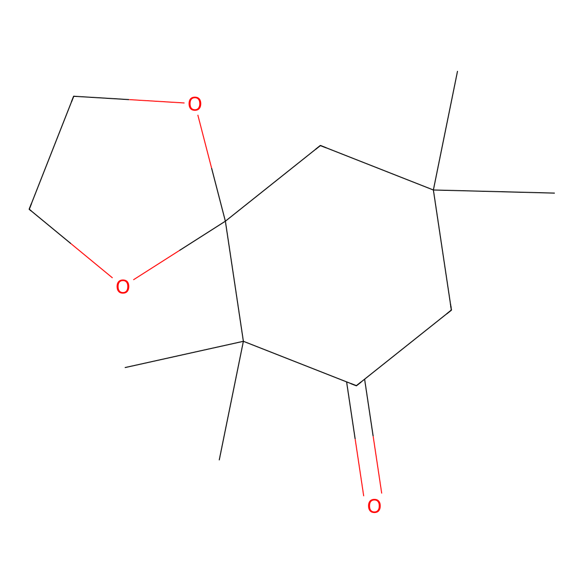 6,6,9,9-Tetramethyl-1,4-dioxaspiro[4.5]decan-7-one molecular structure, CAS 2408974-16-1