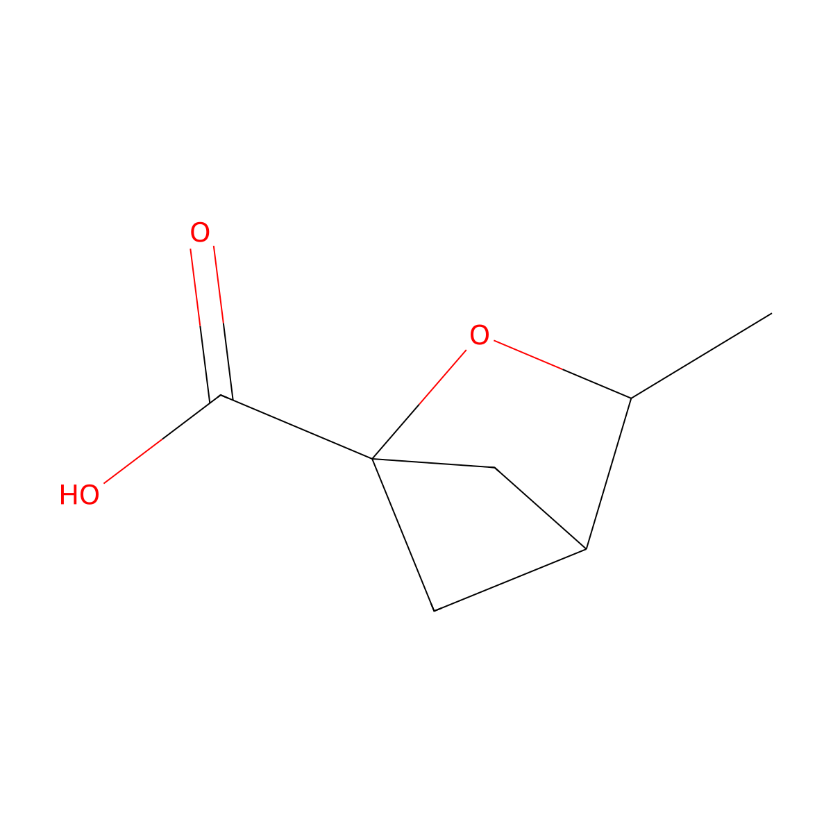 3-Methyl-2-oxabicyclo(2.1.1)hexane-1-carboxylic acid molecular structure, CAS 2408975-26-6
