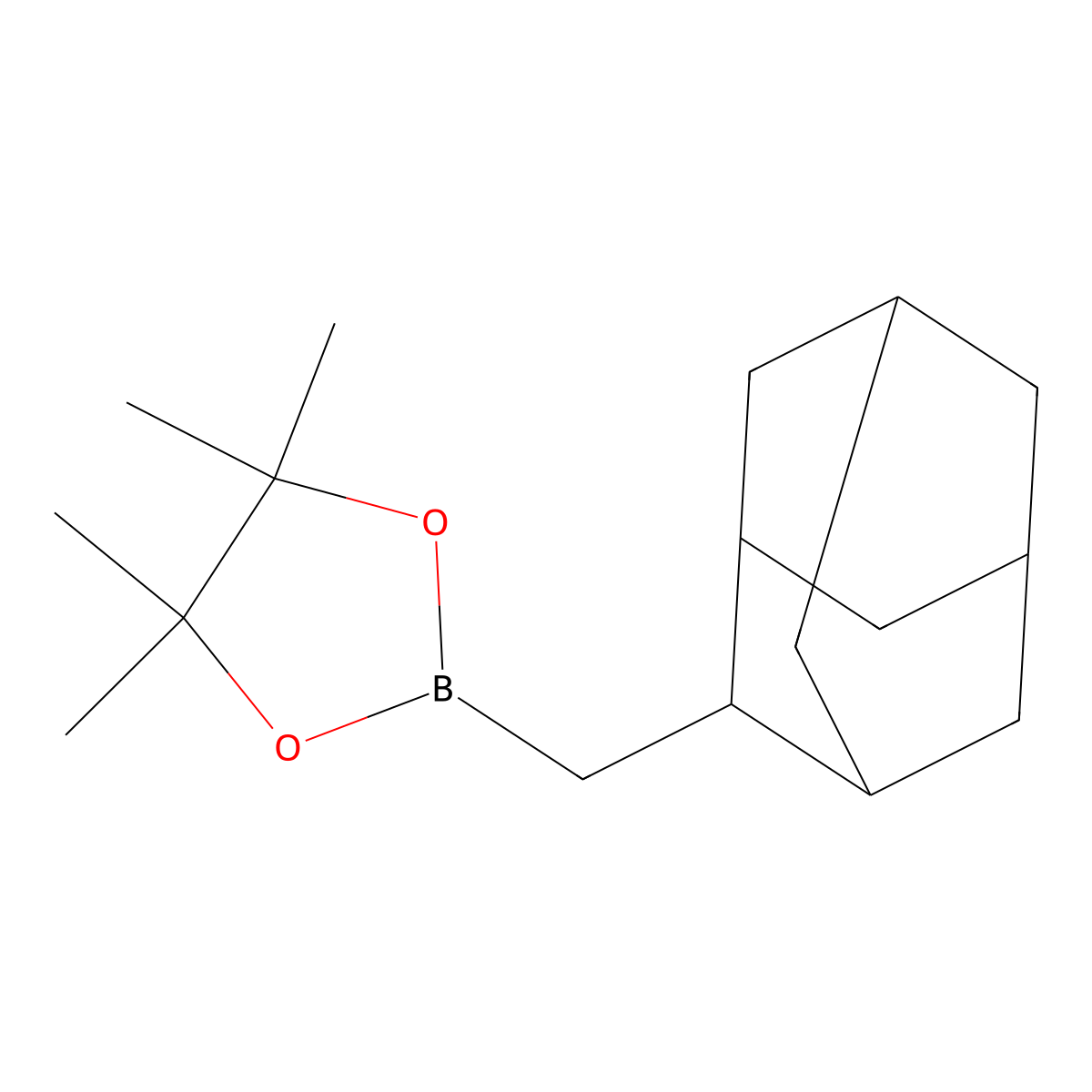 2-[(Adamantan-2-yl)methyl]-4,4,5,5-tetramethyl-1,3,2-dioxaborolane molecular structure, CAS 2409475-05-2