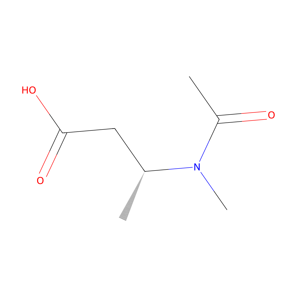 (3R)-3-(N-methylacetamido)butanoic acid molecular structure, CAS 2409491-37-6